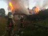Пожар в Каминь-Каширском: Дом сгорел из-за короткого замыкания